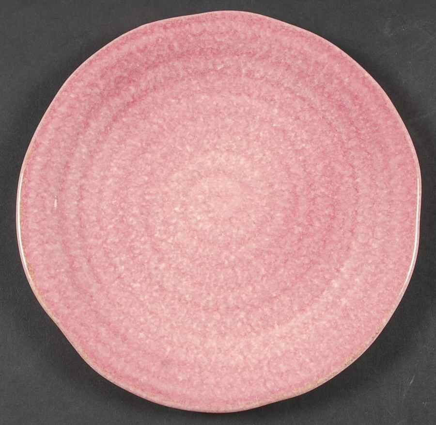 Sorrento Pink Salad Plate by Vietri (Italy)-1