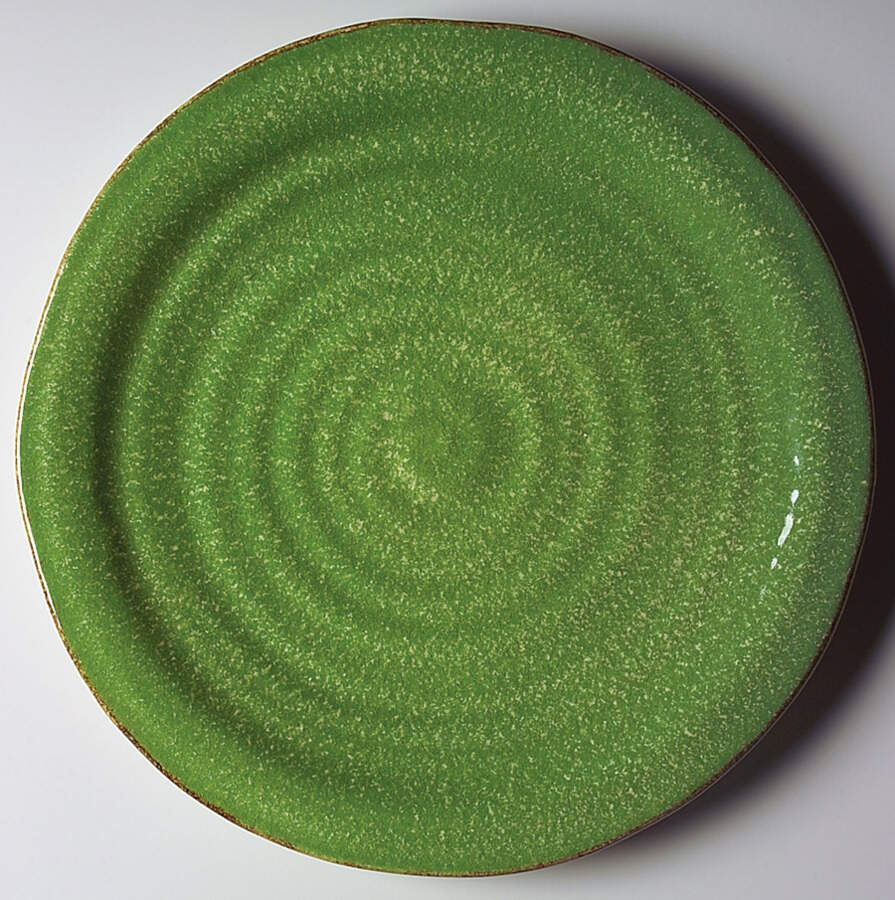Sorrento Light Green Dinner Plate by Vietri (Italy)-1