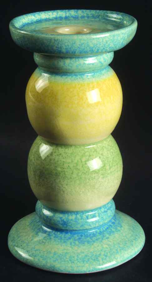 Sorrento Pesce 7" Candlestick by Vietri (Italy)-1