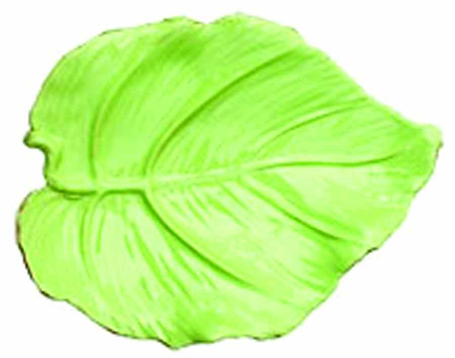 Bloom 9" Leaf Plate by Vietri (Italy)-1
