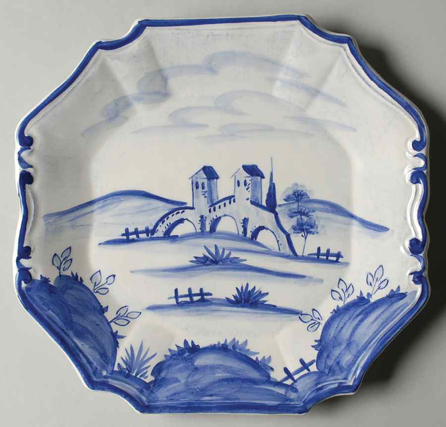 Heirloom Dinner Plate by Vietri (Italy)-1