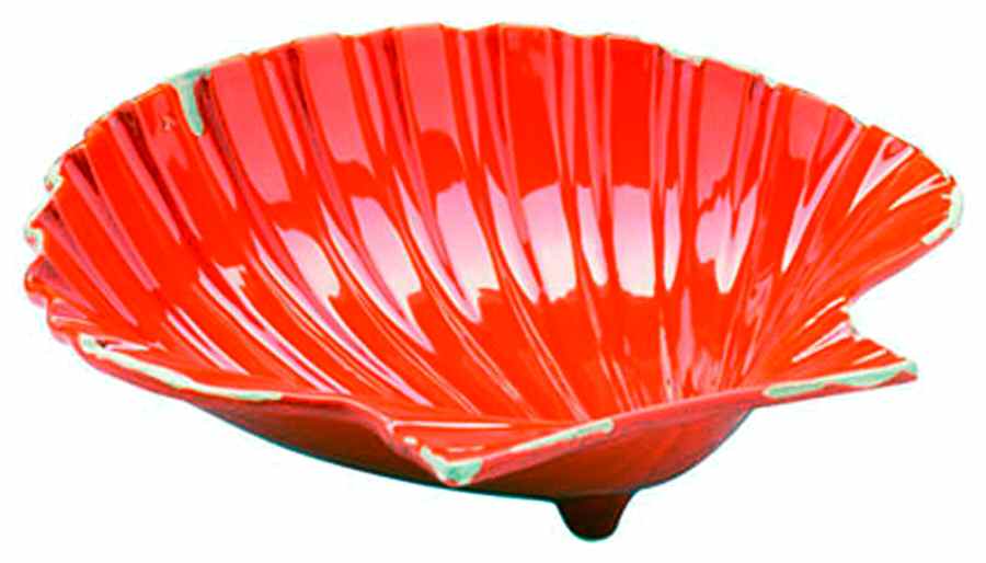Portofino 15" Shell Shaped Bowl by Vietri (Italy)-1