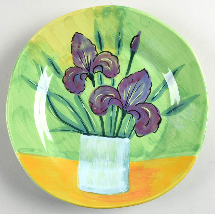 Sara's Garden Salad Plate by Vietri (Italy)-1
