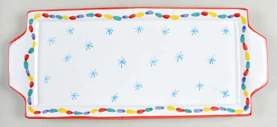 Jolly Tray for 5-Piece Relish by Vietri (Italy)-1