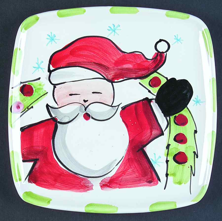 Jolly Canape Plate by Vietri (Italy)-1