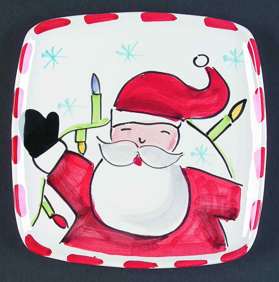 Jolly Canape Plate by Vietri (Italy)-1