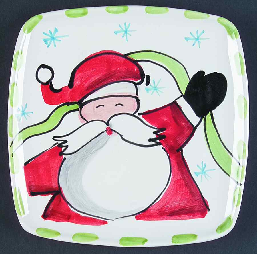 Jolly Canape Plate by Vietri (Italy)-1