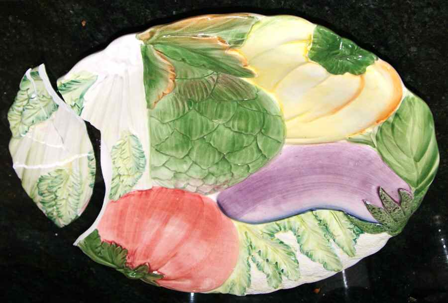 VIE56 16" Oval Serving Platter by Vietri (Italy)-1