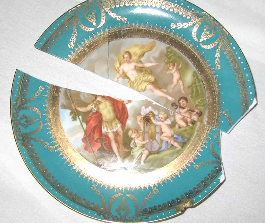 Thetis and Achilles Dinner Plate by Vienna-1