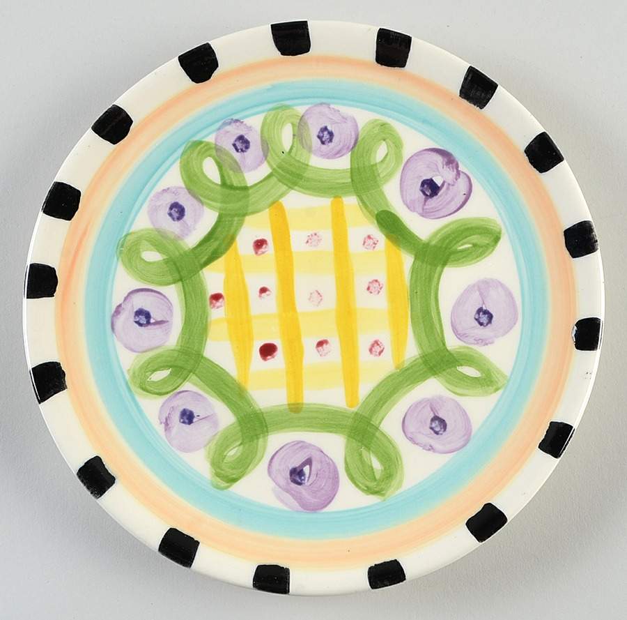 Razzle Dazzle Salad Plate by Vicki Carroll Studio-1