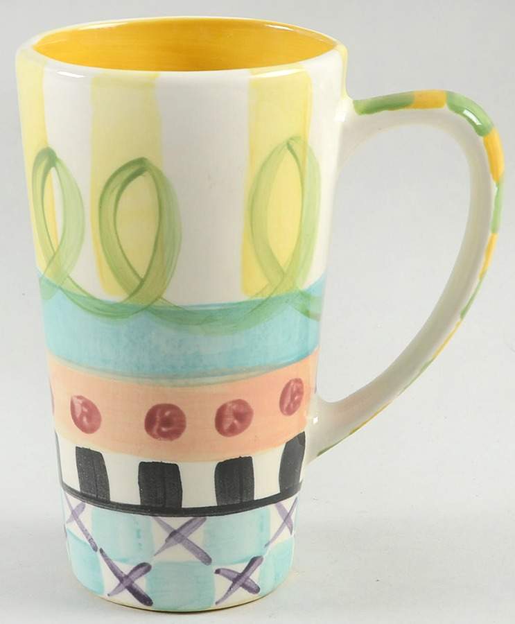 Razzle Dazzle Latte Mug by Vicki Carroll Studio-1
