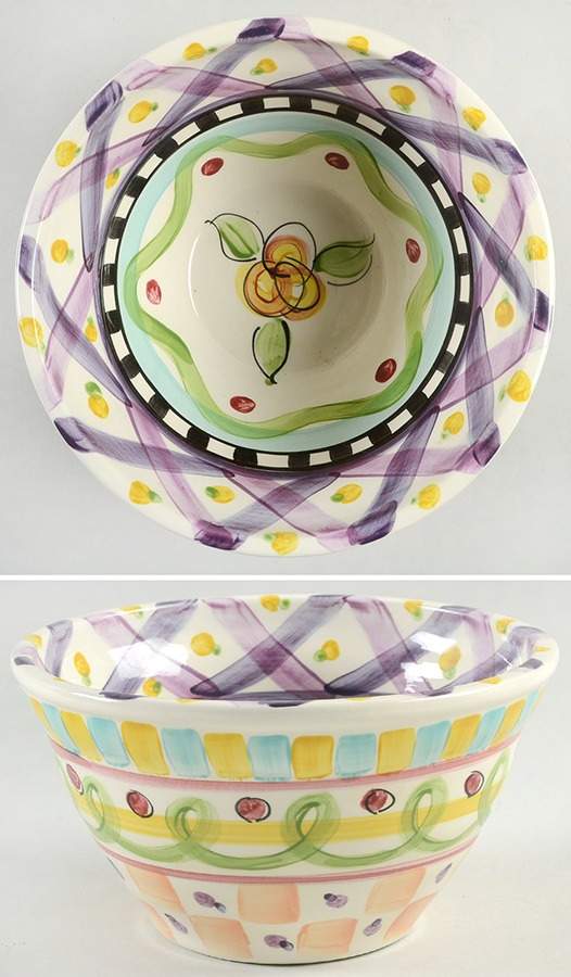 Razzle Dazzle 8" Mixing Bowl by Vicki Carroll Studio-1