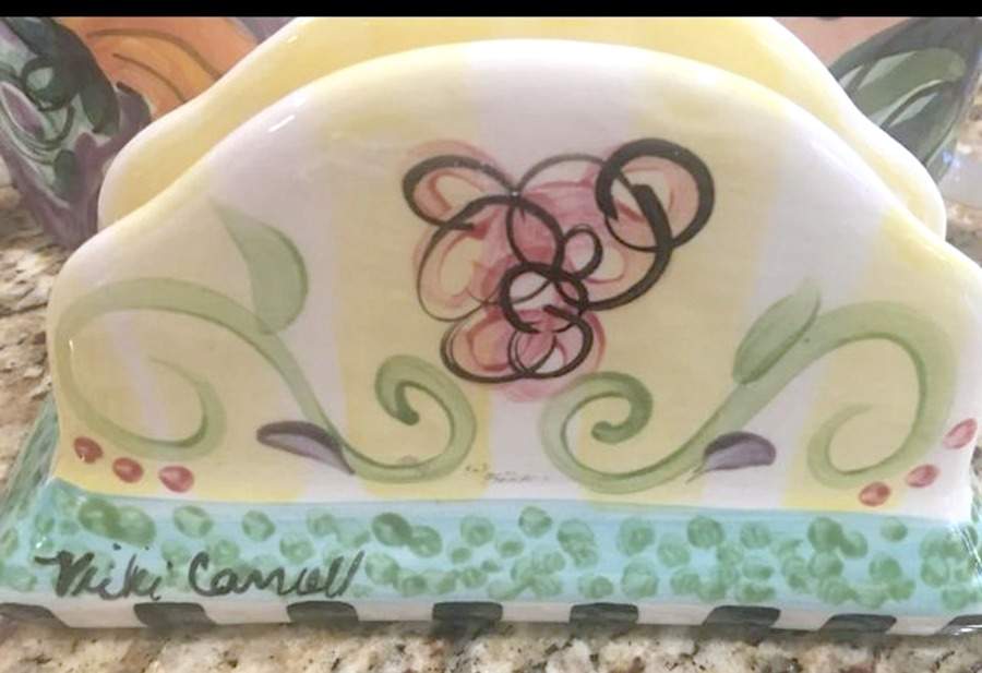 Razzle Dazzle Napkin Holder by Vicki Carroll Studio-1
