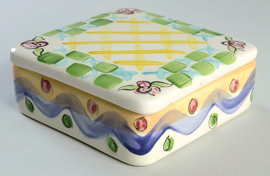 Razzle Dazzle Trinket Box & Lid by Vicki Carroll Studio-1