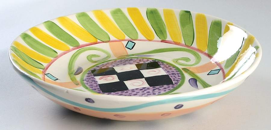 Razzle Dazzle 12" Pasta Serving Bowl by Vicki Carroll Studio-1