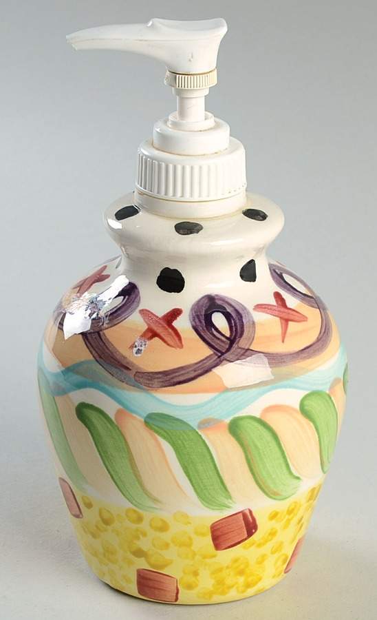 Razzle Dazzle Lotion Dispenser by Vicki Carroll Studio-1