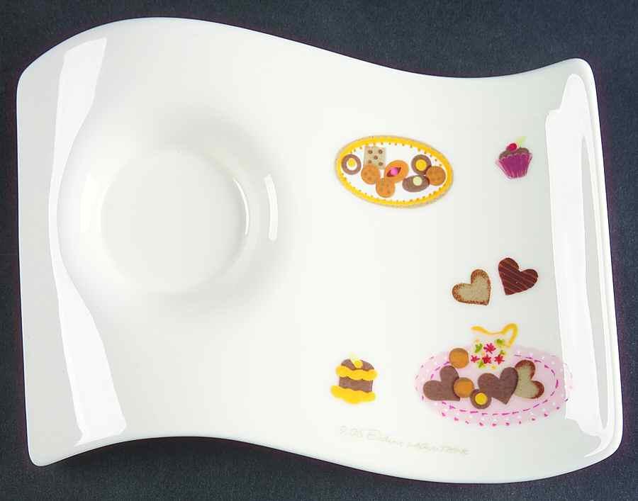 New Wave Caffe Cookies Espresso Party/Snack Plate by Villeroy & Boch-1