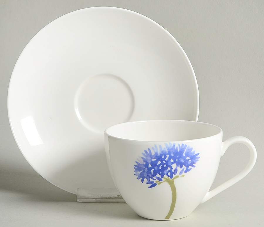 Purple Sensation Flat Cup & Saucer Set by Villeroy & Boch-1