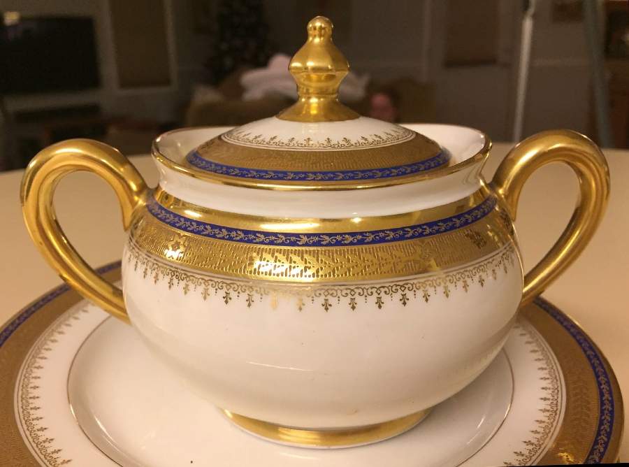 VIG71 Sugar Bowl & Lid by Vignaud-1