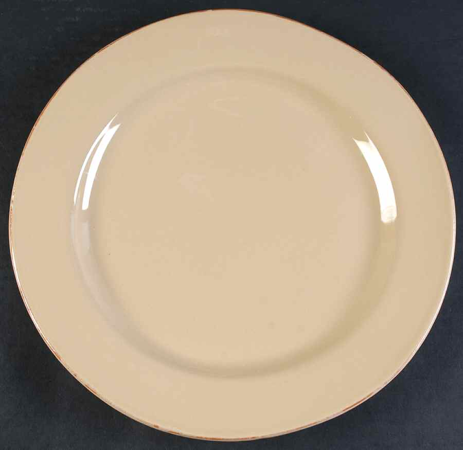 Cappuccino Large Dinner Plate by Vietri (Italy)-1