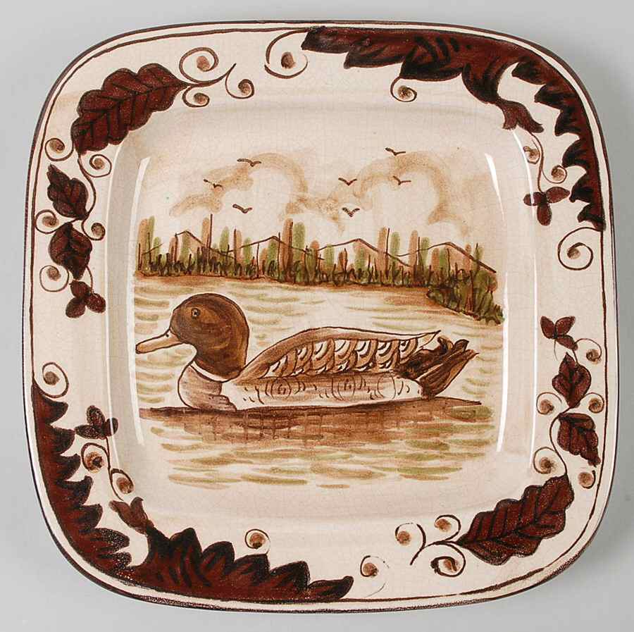 Field and Stream Wall Plate by Vietri (Italy)-1