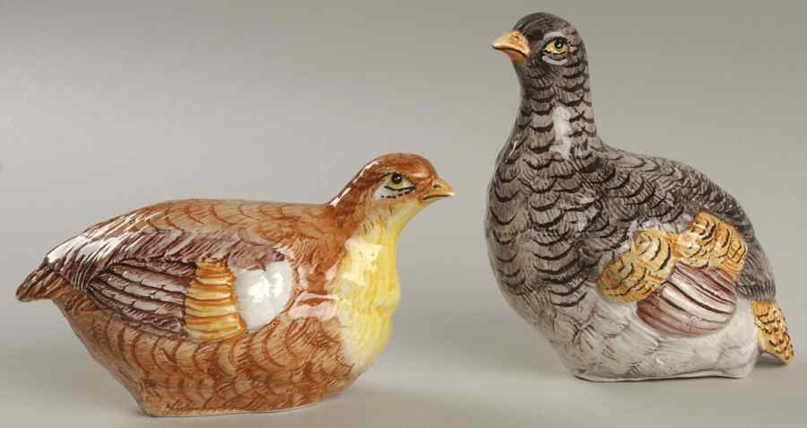 Field and Stream Figural Salt & Pepper Set by Vietri (Italy)-1