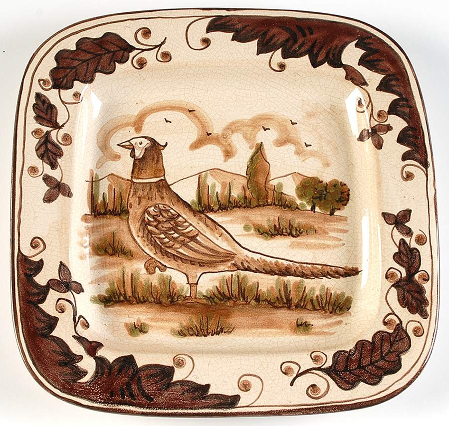 Field and Stream Wall Plate by Vietri (Italy)-1