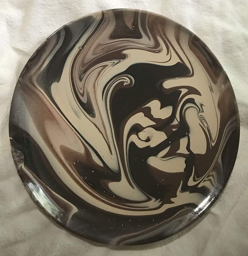 Marble Canape Plate by Vietri (Italy)-1
