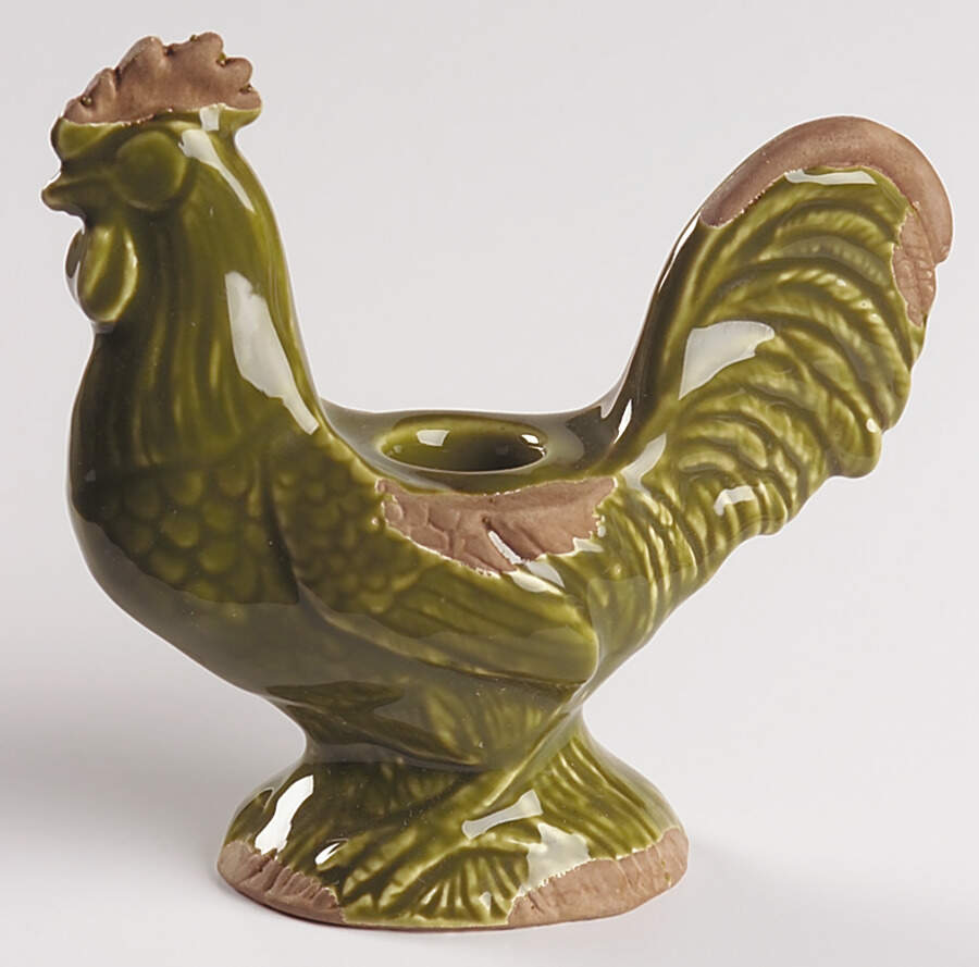 Panorama Figural Candlestick by Vietri (Italy)-1