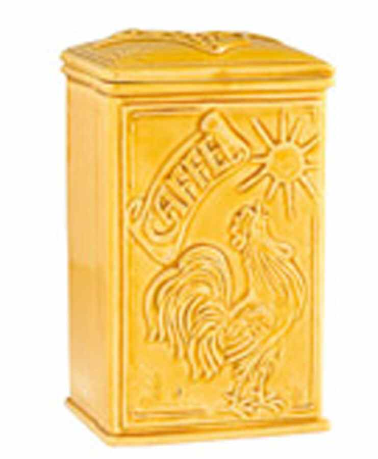 Panorama Coffee Canister & Lid by Vietri (Italy)-1