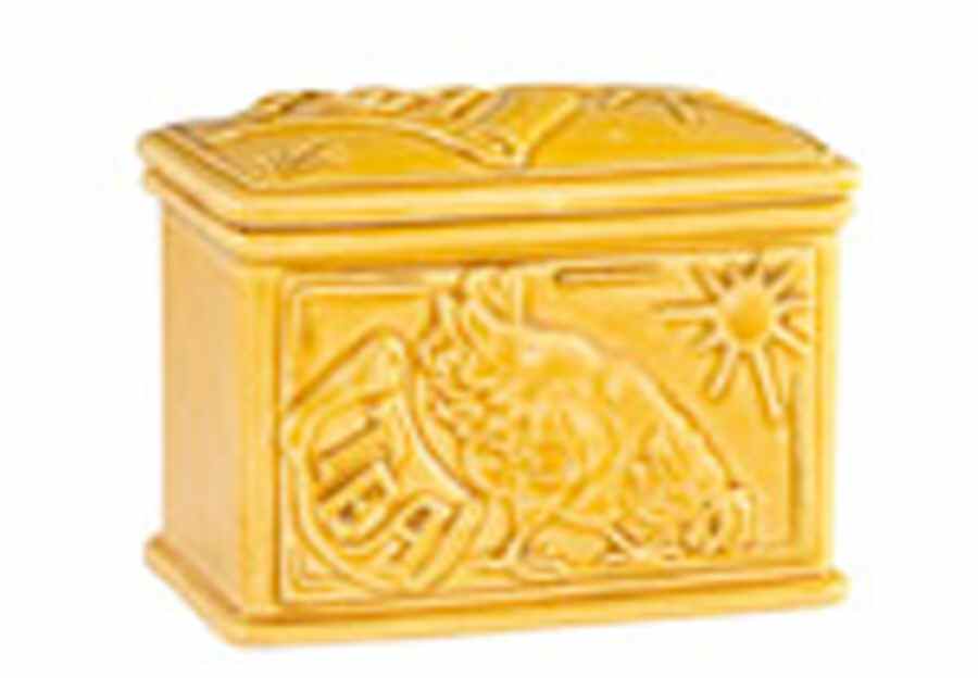 Panorama Tea Canister & Lid by Vietri (Italy)-1