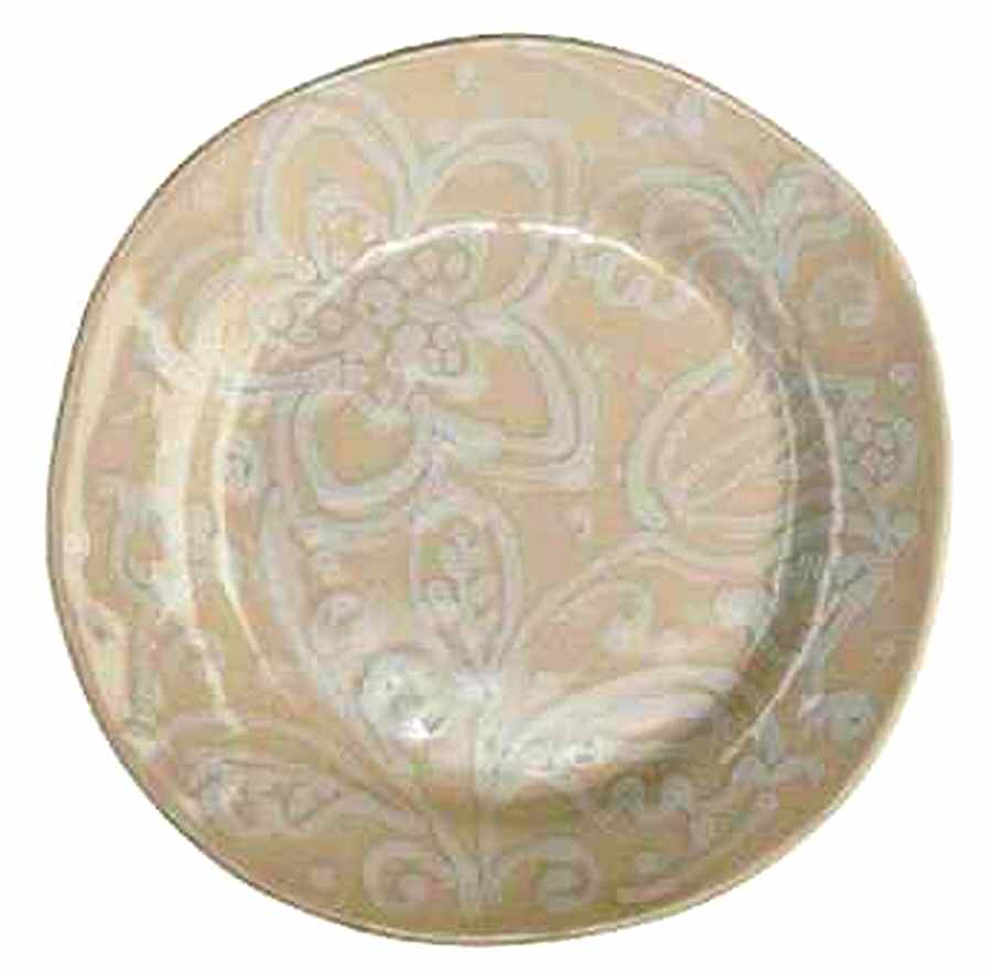 Paperwhite Salad/Dessert Plate by Vietri (Italy)-1