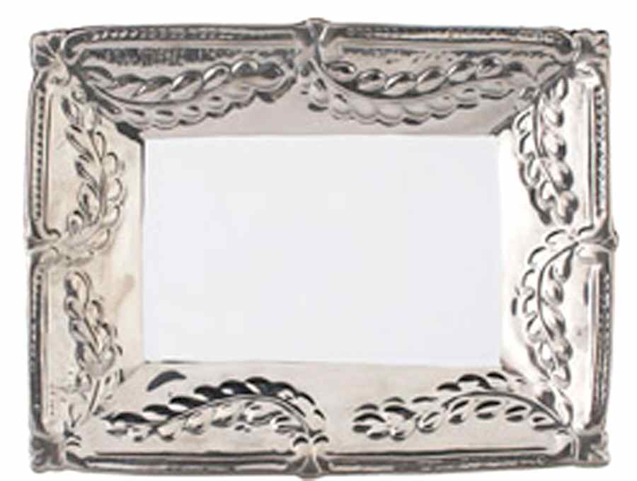 Platinum 12" Rectangular Serving Platter by Vietri (Italy)-1