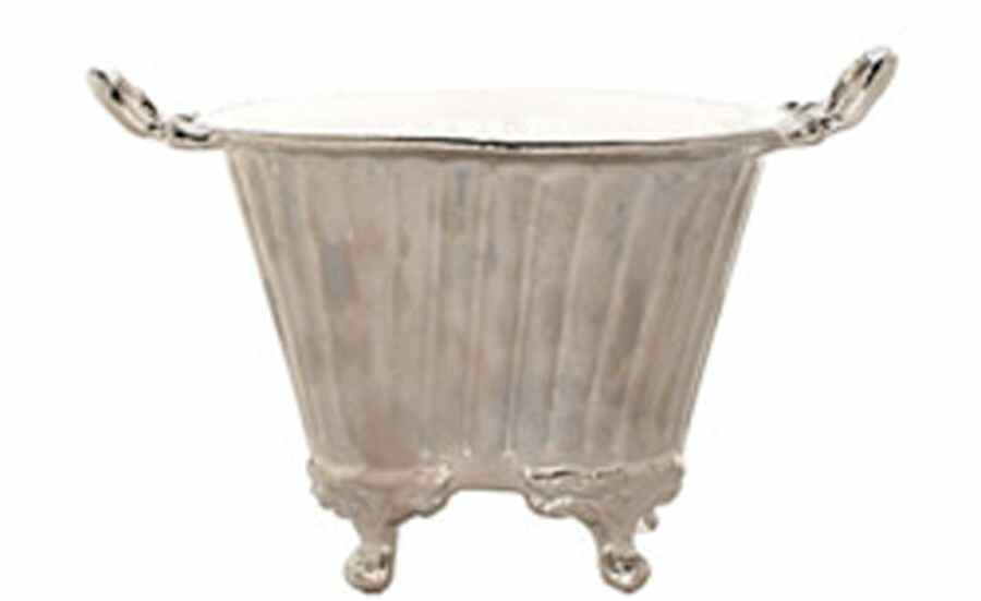 Platinum 6" Cachepot by Vietri (Italy)-1