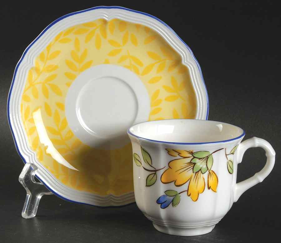 Toscana Flat Cup & Saucer Set by Villeroy & Boch-1