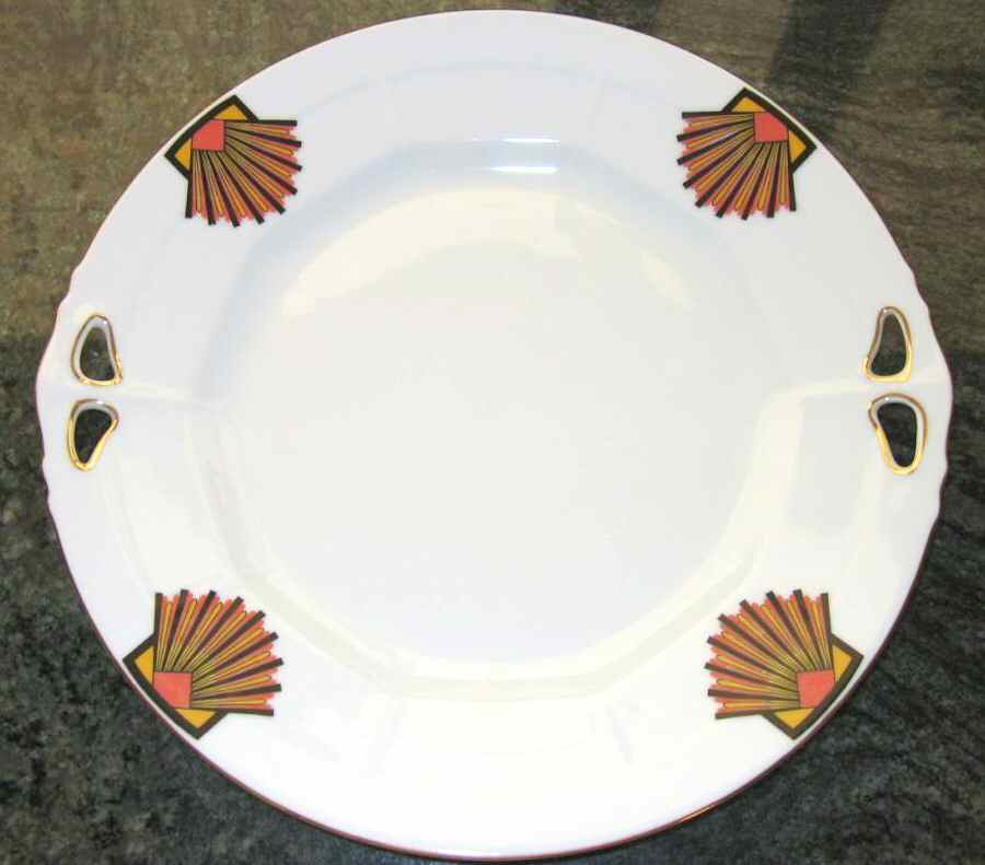 VIT314 Handled Cake Plate by Victoria (Czech)-1