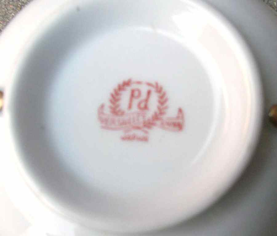 VE3 Footed Cream Soup Bowl by Versailles (Japan)-1