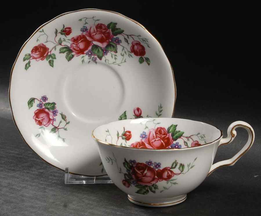 CAE21 Flat Cup & Saucer Set by Cartwright & Edwards-1