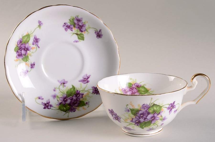 CAE23 Flat Cup & Saucer Set by Cartwright & Edwards-1