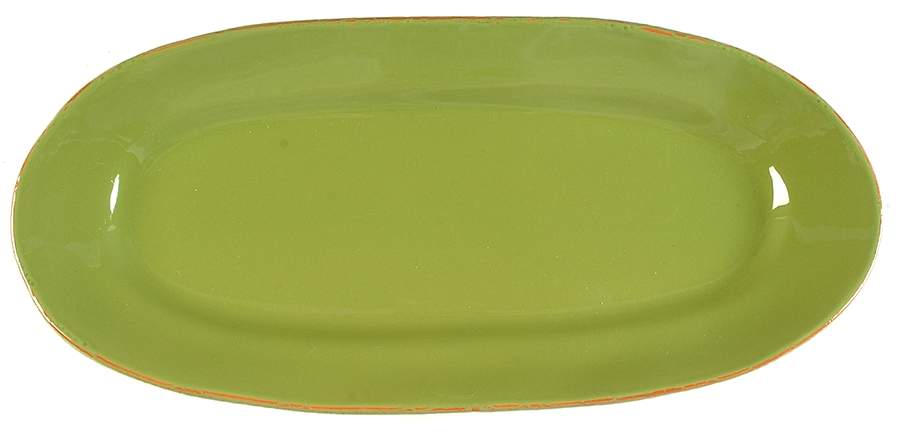 Basilico 16" Oval Serving Platter by Vietri (Italy)-1