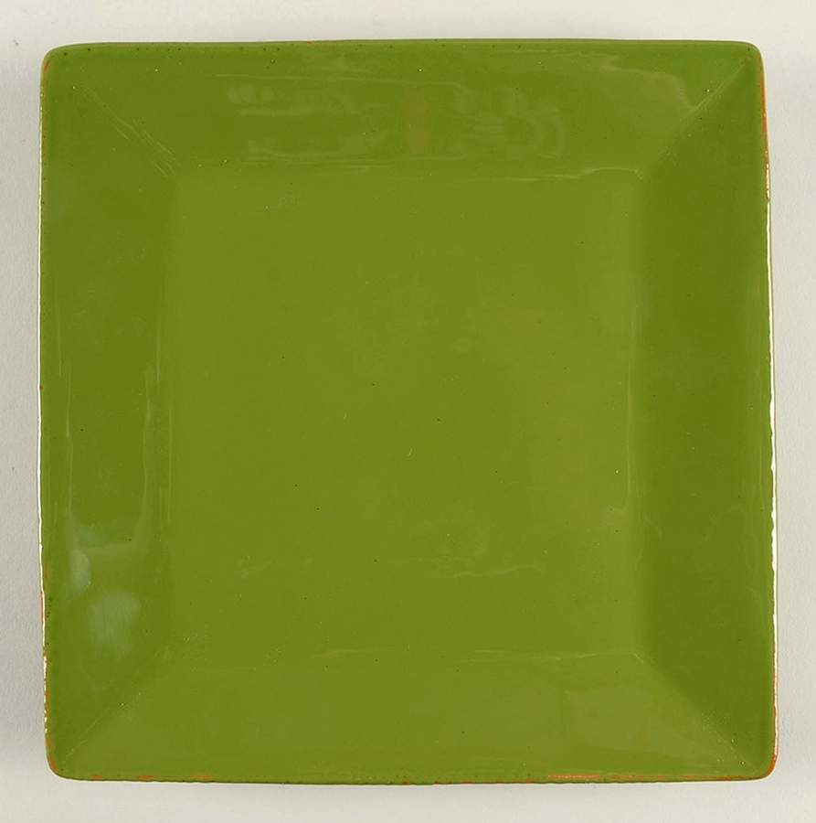 Basilico Square Salad Plate by Vietri (Italy)-1