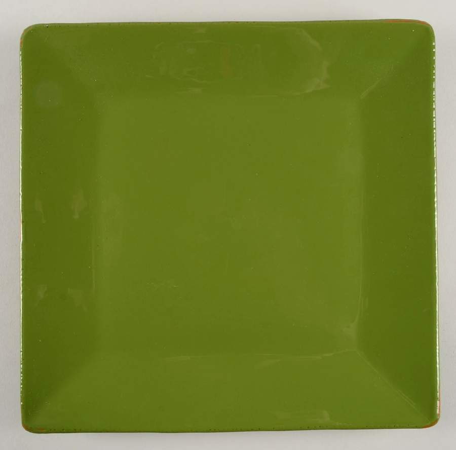 Basilico Square Dinner Plate by Vietri (Italy)-1