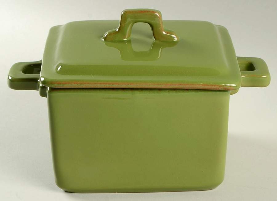 Basilico 1.75 Quart Square Casserole with Lid by Vietri (Italy)-1