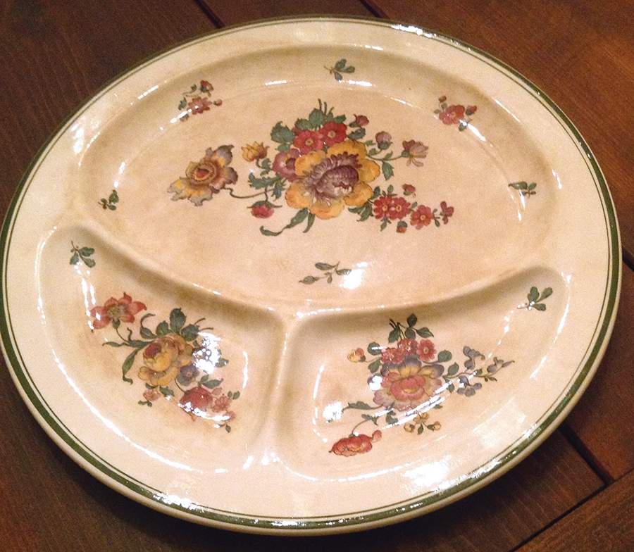 Old Abbey Sprays (Smooth) Grill Plate by Villeroy & Boch-1