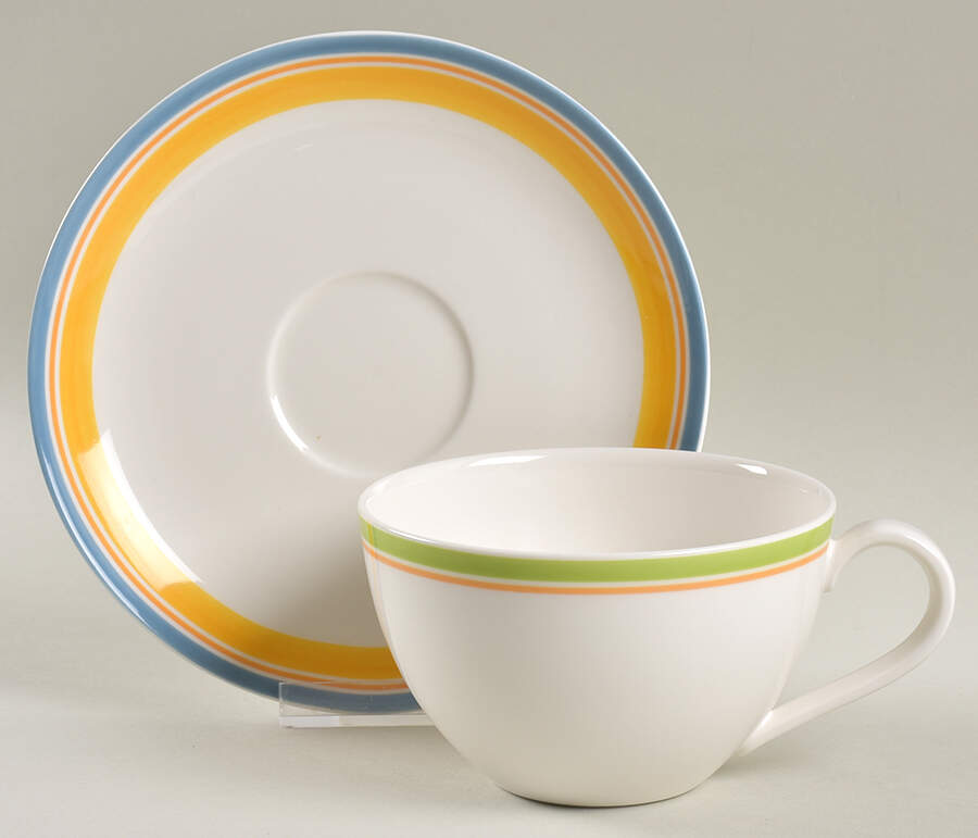 Carimbo Breakfast Cup & Saucer Set by Villeroy & Boch-1