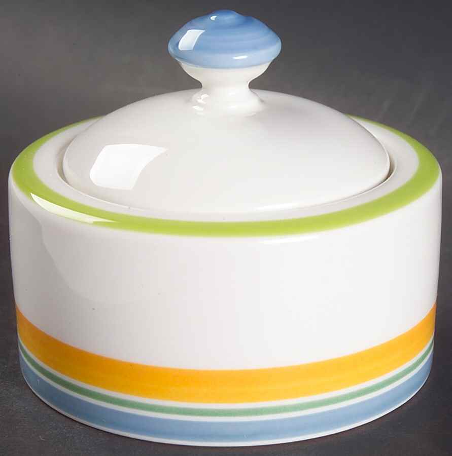 Carimbo Sugar Bowl & Lid by Villeroy & Boch-1