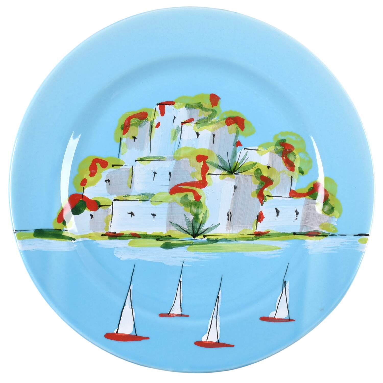 Al Porto Dinner Plate by Vietri (Italy)-1
