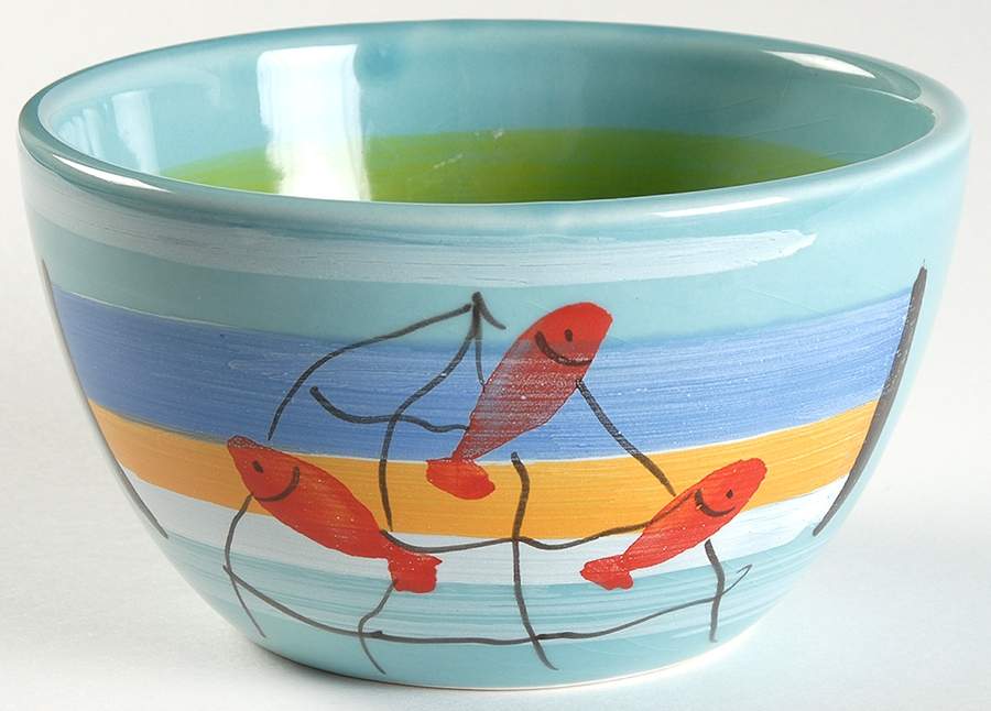 Al Porto Coupe Cereal Bowl by Vietri (Italy)-1