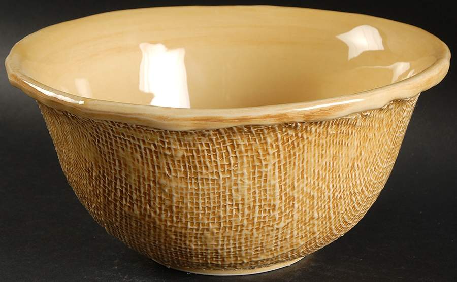 Jute 8" Round Vegetable Bowl by Vietri (Italy)-1