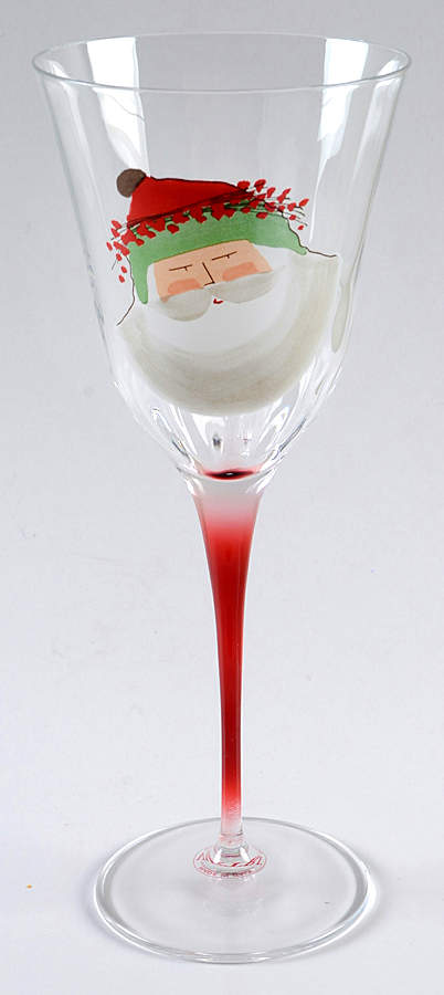 Old St Nick Glassware Goblet by Vietri (Italy)-1